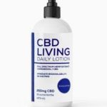 CBD Living's lotion means smooth, calm skin - every day