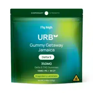 When your Delta 9 THC gummies take you on vacation. Love the Dragonberry Lemonade candy treat from Urb.