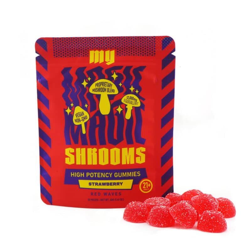 Strawberry flavored My Magic Mushy Shrooms 10 ct